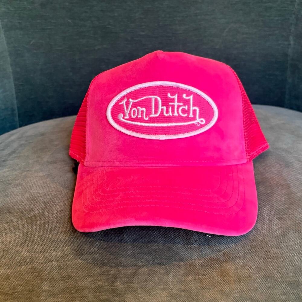 Von Dutch Pink Trucker Hat - New With Tags